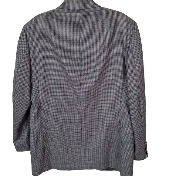 Ralph Lauren Houndstooth Sport Coat Blazer Jacket 3 Button Wool Men Size 41L - Picture 5 of 11